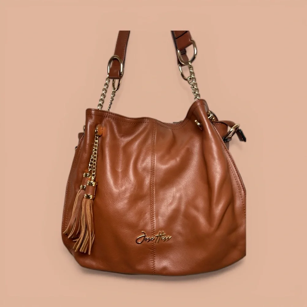 Jose Hess Leather Shoulder Bag - Picture 5 of 9